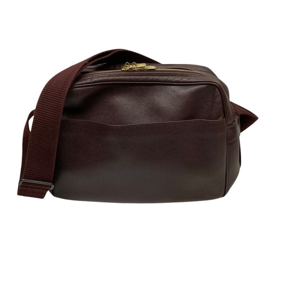 Louis Vuitton Shoulder Bag Reporter Brown Taiga PM - Picture 1 of 8
